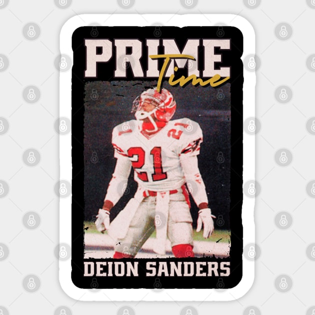 Retro Deion Prime Time III Sticker by Marc Graphic